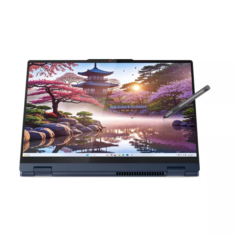 Lenovo IdeaPad 5 2-in-1 16AKP10 Copilot+ PC AMD Ryzen™ AI 5 340 Hibrīds (2-in-1) 40,6 cm (16 collu) Skārienekrāns WUXGA 16 GB LPDDR5x-SDRAM 512 GB SSD Wi-Fi 7 (802.11be) Windows 11 Home Zils