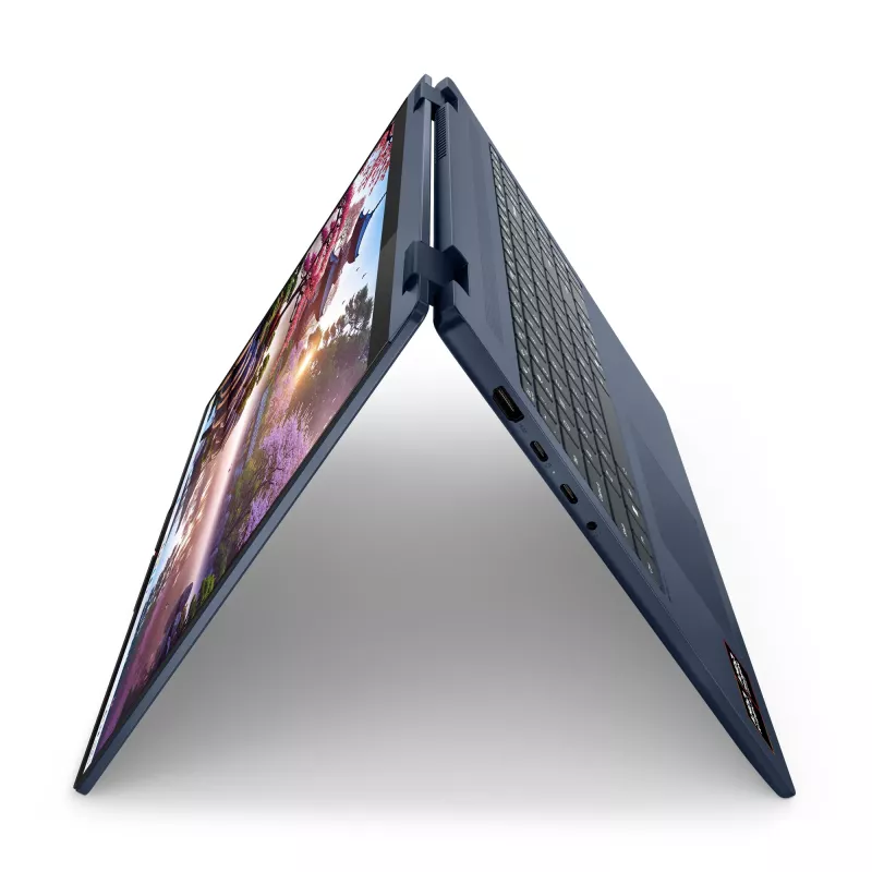 Lenovo IdeaPad 5 2-in-1 16AKP10 Copilot+ PC AMD Ryzen™ AI 5 340 Hibrīds (2-in-1) 40,6 cm (16 collu) Skārienekrāns WUXGA 16 GB LPDDR5x-SDRAM 512 GB SSD Wi-Fi 7 (802.11be) Windows 11 Home Zils