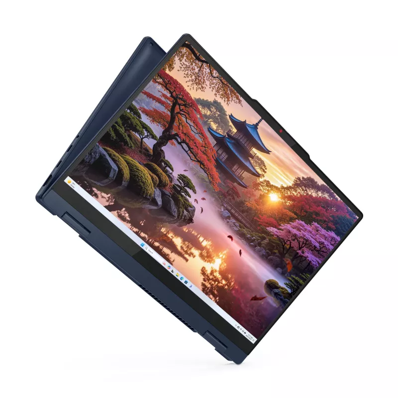 Lenovo IdeaPad 5 2-in-1 14AKP10 Copilot+ PC AMD Ryzen™ AI 7 350 Hibrīds (2-in-1) 35,6 cm (14 collu) Skārienjutīgs WUXGA 16 GB LPDDR5x-SDRAM 1 TB SSD Wi-Fi 7 (802.11be) Windows 11 Home Zils