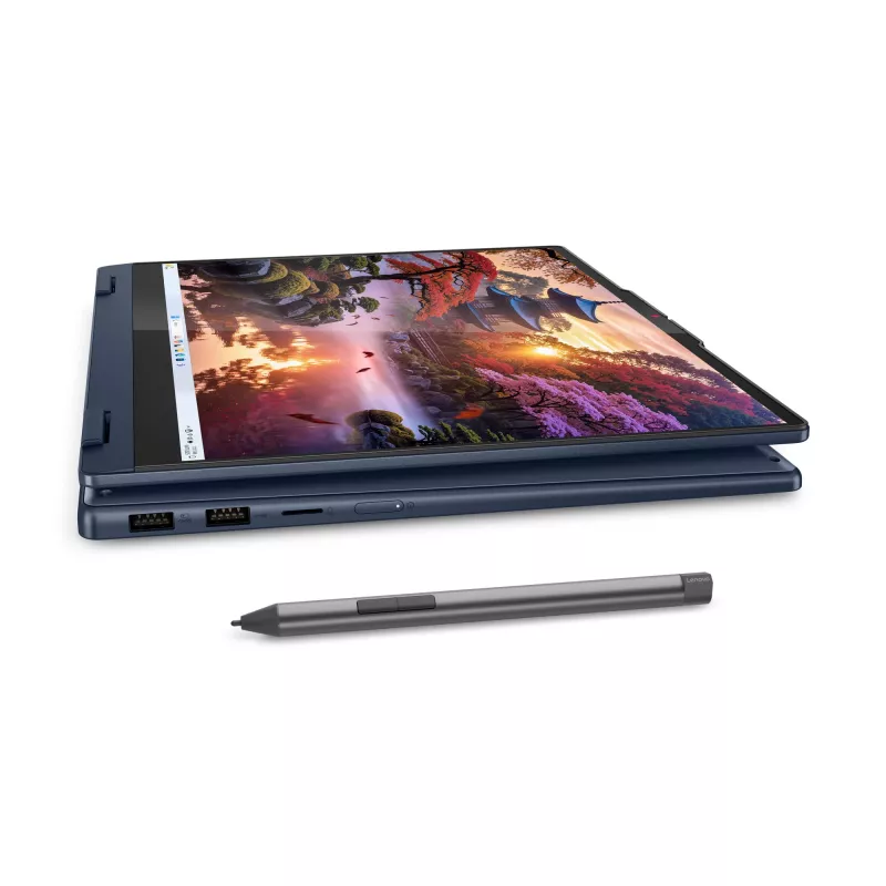 Lenovo IdeaPad 5 2-in-1 14AKP10 Copilot+ PC AMD Ryzen™ AI 7 350 Hibrīds (2-in-1) 35,6 cm (14 collu) Skārienjutīgs WUXGA 16 GB LPDDR5x-SDRAM 1 TB SSD Wi-Fi 7 (802.11be) Windows 11 Home Zils