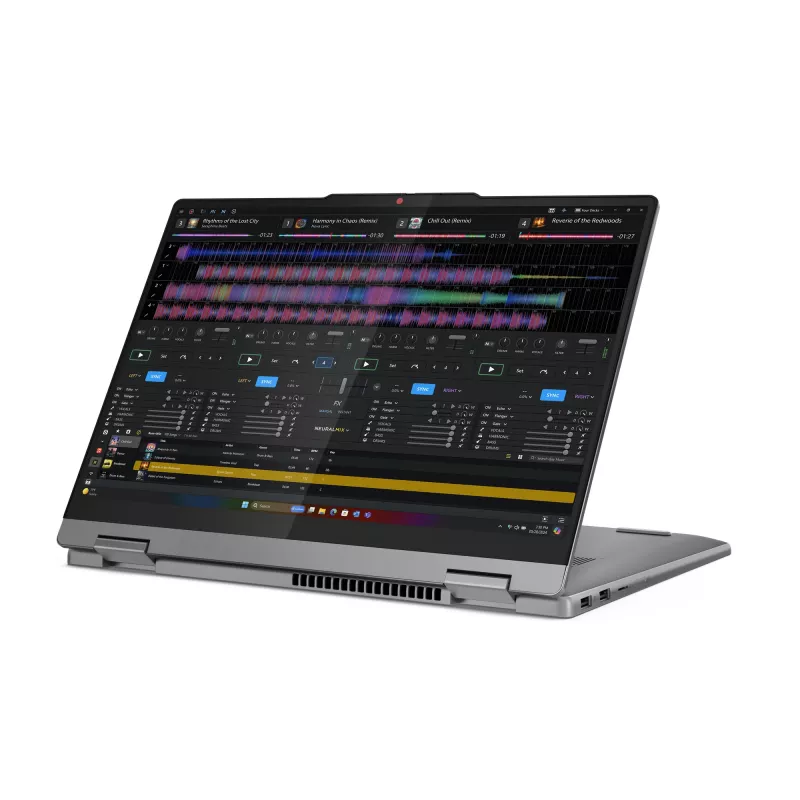 Lenovo IdeaPad 5 2-in-1 14Q8X9 Copilot+ PC Snapdragon X1P-42-100 Hibrīds (2-in-1) 35,6 cm (14 collu) Skārienekrāns WUXGA 24 GB LPDDR5x-SDRAM 1 TB SSD Wi-Fi 7 (802.11be) Windows 11 Home Pelēks