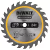 Riņķveida zāģa asmens DeWALT DT20420-QZ 11,5 cm kokam
