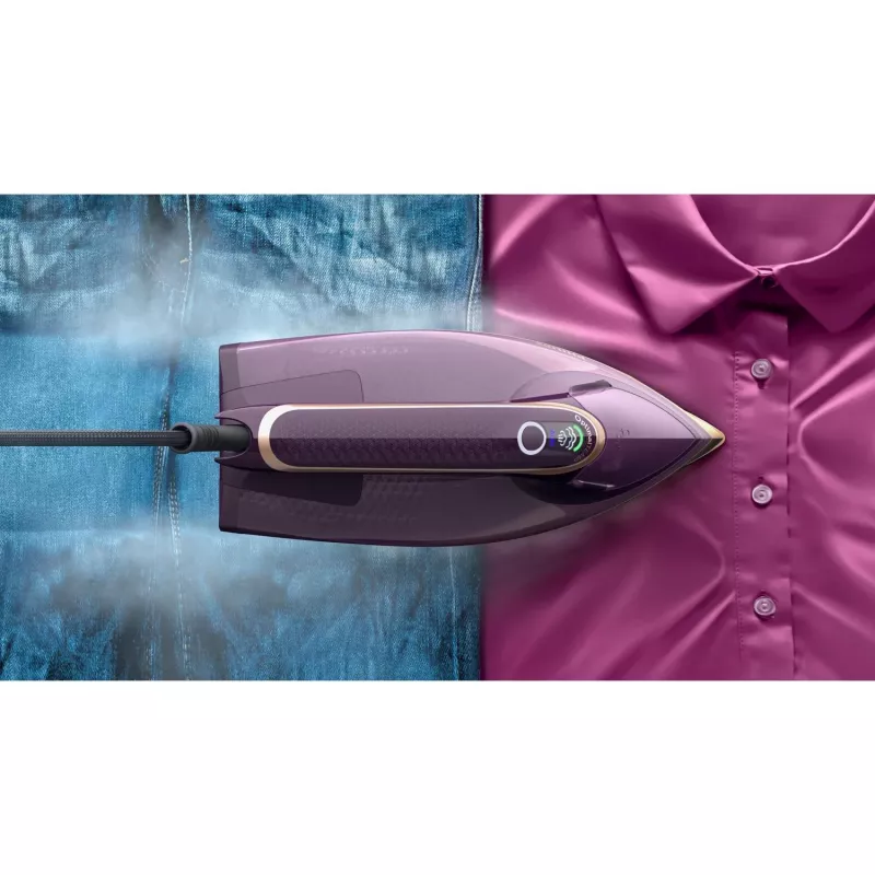 Tvaika gludeklis Philips DST8040/30 — 3000 W, 0,35 L tvertne, SteamGlide Elite zole, vertikāls tvaiks
