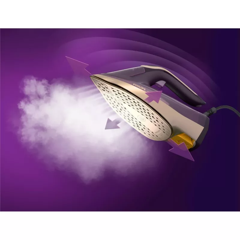 Tvaika gludeklis Philips DST8040/30 — 3000 W, 0,35 L tvertne, SteamGlide Elite zole, vertikāls tvaiks