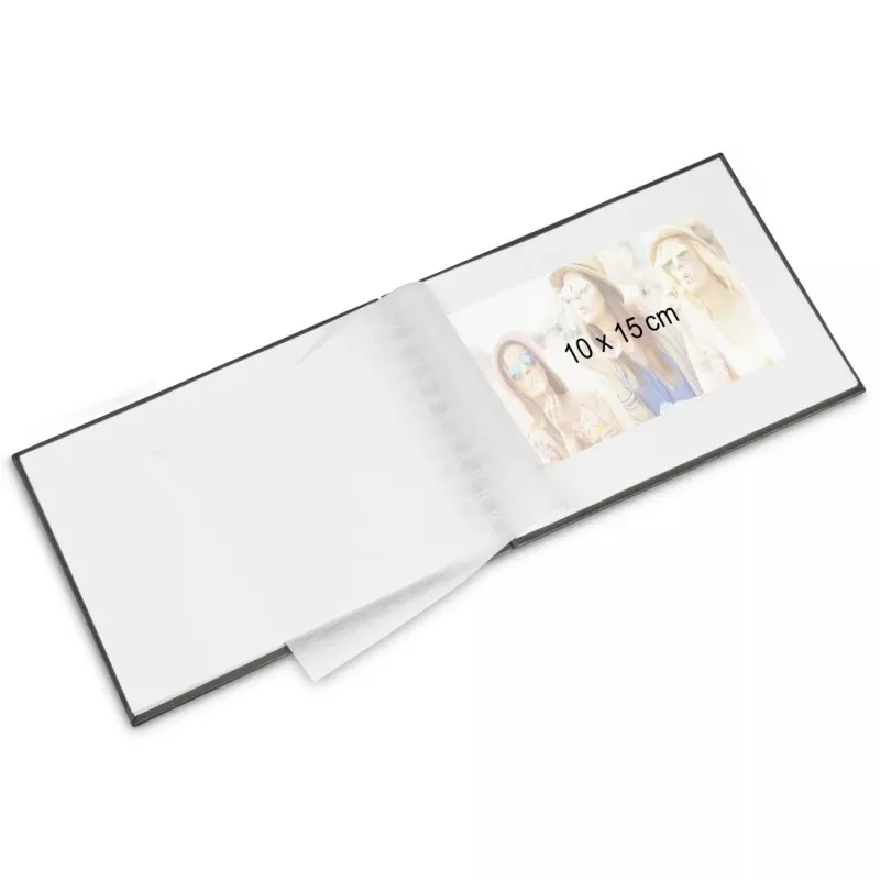 Hama Fine Art fotoalbums Pelēks 50 lapas 10 x 15 cm Spirāles iesējums