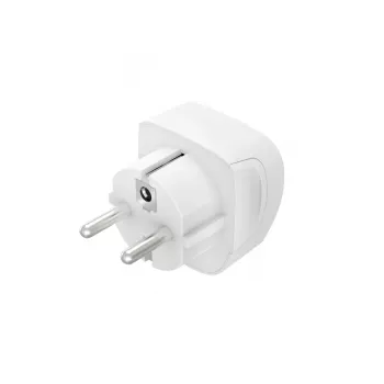 Hama 00223456 strāvas spraudņa adapteris Tips E/F hibrīds Universāls Balts