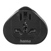 Hama 00223454 strāvas kontaktdakšas adapteris tips E/F universāls melns