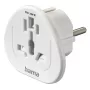 Hama 00223455 strāvas kontaktdakšu adapteris, universāls, balts