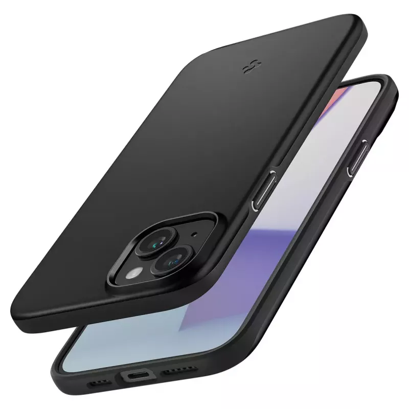 Vāciņš Spigen ACS06776 iPhone 15 15.5 cm melns