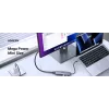 USB Type-C centrmezgls UGREEN 20956A ar HDMI un USB 3.0, 5 Gbps, 4K 3840x2160, sudraba krāsā