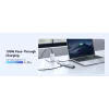 USB Type-C centrmezgls UGREEN 20956A ar HDMI un USB 3.0, 5 Gbps, 4K 3840x2160, sudraba krāsā