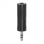 Audio kabelis Hama 00205196 3,5 mm uz 6,35 mm melns