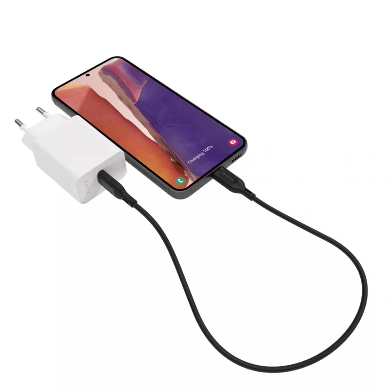 mophie essentials 20W USB-C PD tīkla adapteris, universāls, balts, maiņstrāva, ātrā uzlāde, iekštelpām