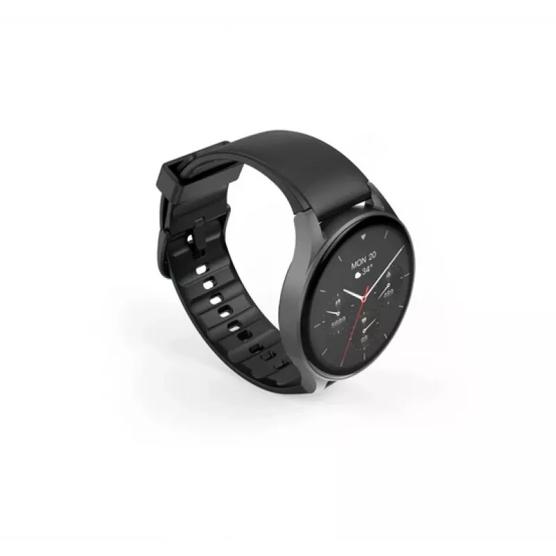 Hama Smartwatch 8900 3,63 cm (1,43 collas) AMOLED 45 mm Digitāls 466 x 466 pikseļi Skārienjūtīgs Melns GPS (satelīts)