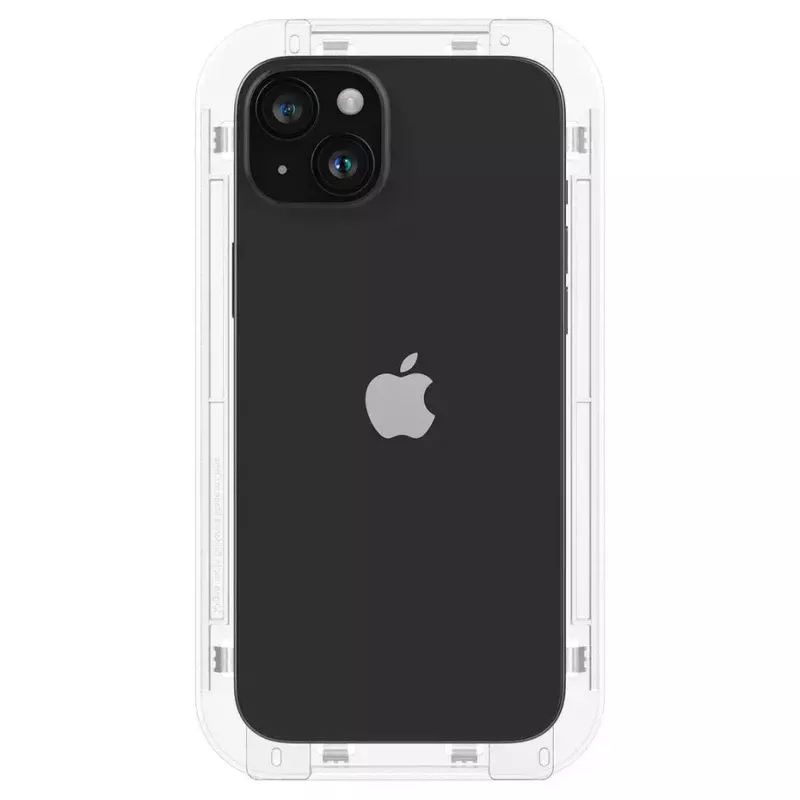 Spigen iPhone 15 Glas.tR EZ Fit ekrāna aizsargs no rūdīta stikla, caurspīdīgs