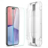 Spigen iPhone 15 Glas.tR EZ Fit ekrāna aizsargs no rūdīta stikla, caurspīdīgs