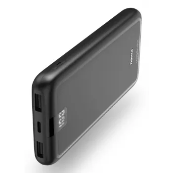 Hama 00201709 ārējais akumulators litija polimēra (LiPo) 10000 mAh antracīta