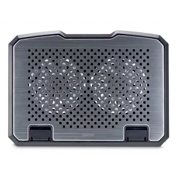 Hama Aluminium klēpjdatora dzesēšanas paliktnis 39,6 cm (15,6 collas) Melns