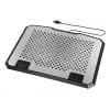 Hama Aluminium klēpjdatora dzesēšanas paliktnis 39,6 cm (15,6 collas) Melns
