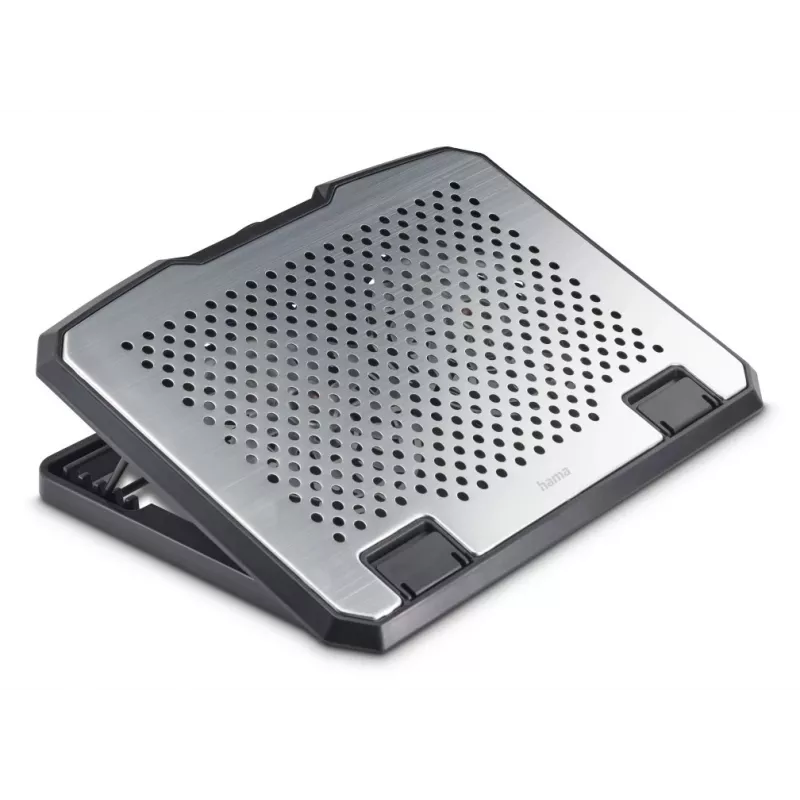 Hama Aluminium klēpjdatora dzesēšanas paliktnis 39,6 cm (15,6 collas) Melns