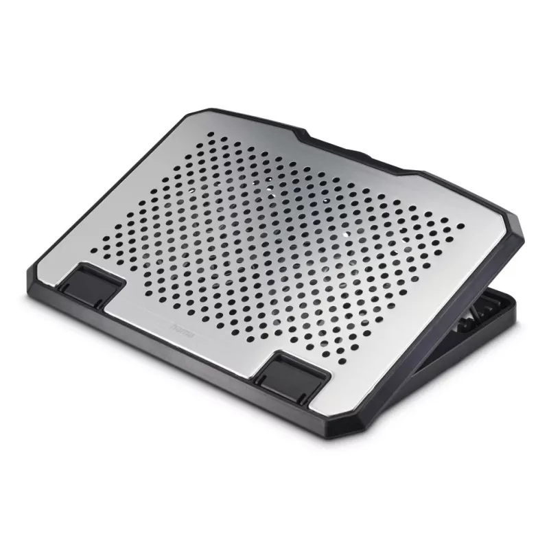 Hama Aluminium klēpjdatora dzesēšanas paliktnis 39,6 cm (15,6 collas) Melns