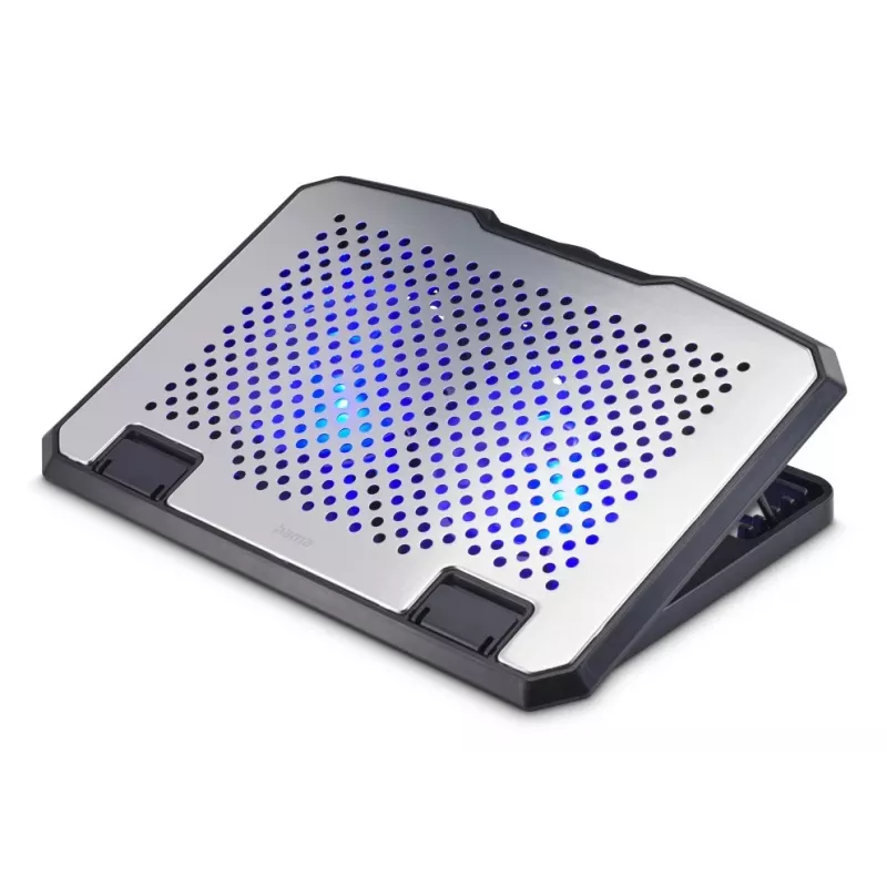 Hama Aluminium klēpjdatora dzesēšanas paliktnis 39,6 cm (15,6 collas) Melns
