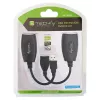 Techly IUSB-EXTENDTY5 kabeļa savienotāju pārveidotājs USB RJ-45 melns
