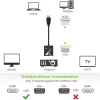 Techly kabeļa adapteris Converter HDMI to VGA Melns 0.1m 1920x1200 60Hz