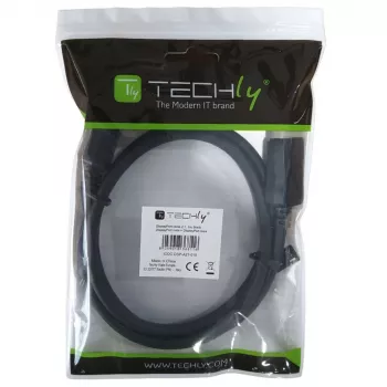 DisplayPort kabelis Techly ICOC DSP-A21-030 3 m melns