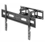 Manhattan TV & Monitor Mount Wall Full Motion 1 ekrāns 37-65 Melna VESA 100x100 līdz 600x400mm Maks. 40kg