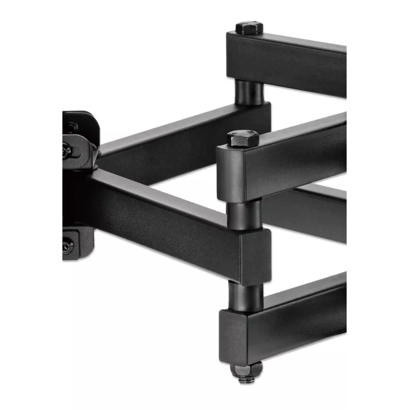 Manhattan TV & Monitor Mount Wall Full Motion 1 ekrāns 37-65 Melna VESA 100x100 līdz 600x400mm Maks. 40kg