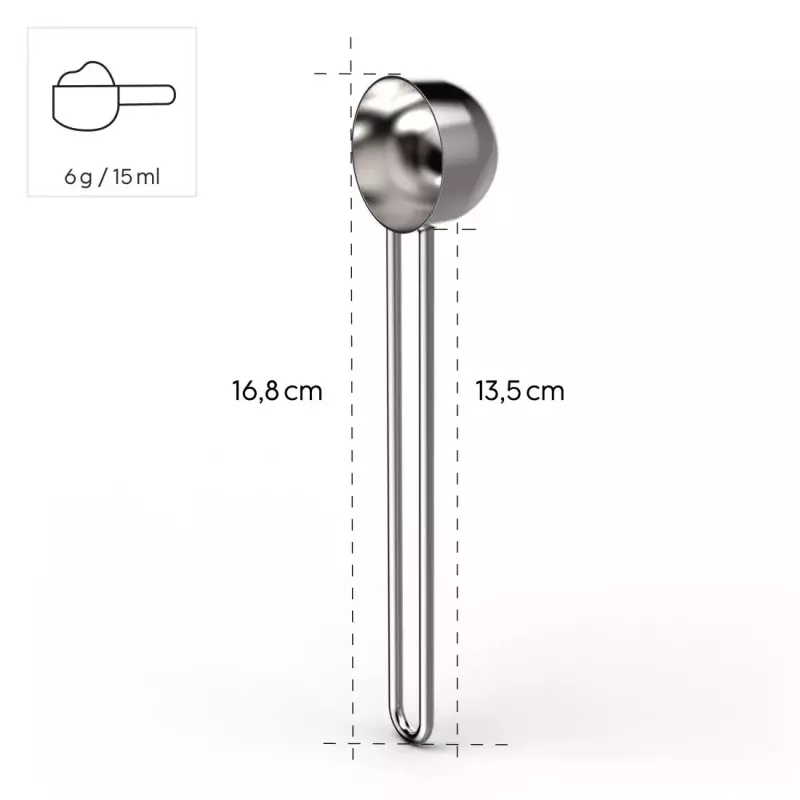Mērkarote Xavax Barista Nerūsējošais tērauds 1 gab. 168 mm