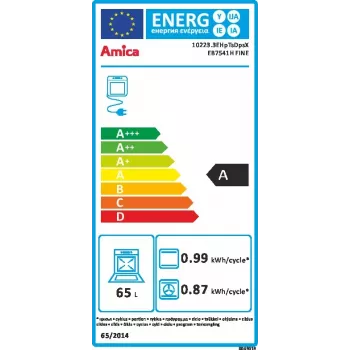 Iebūvējamā cepeškrāsns Amica EB7541H FINE, elektriskā cepeškrāsns