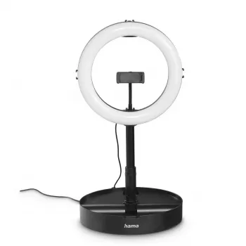 Apgaišmas gredzens Hama 00004665 LED 158 26.5 cm USB statīvs