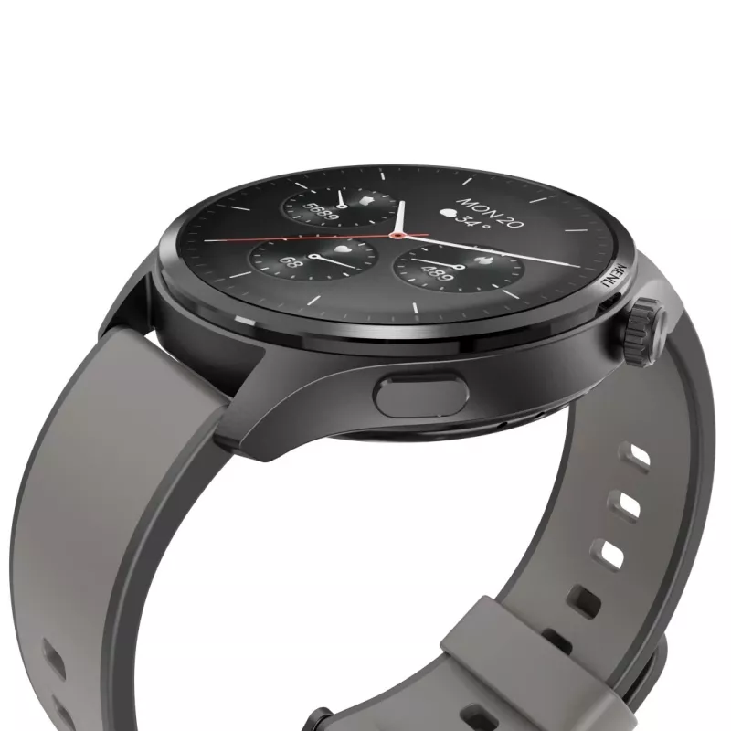 Hama 9000 3,63 cm (1,43 collas) AMOLED 52 mm Digitālais skārienekrāns Antracīta GPS (satelīts)