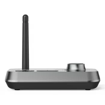 Bezvadu audio raidītājs/uztvērējs HAMA Link.it duo 3,5 mm, Bluetooth, 10 m diapazons, USB barošana, melns