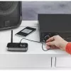 Bezvadu audio raidītājs/uztvērējs HAMA Link.it duo 3,5 mm, Bluetooth, 10 m diapazons, USB barošana, melns