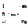 Bezvadu audio raidītājs/uztvērējs HAMA Link.it duo 3,5 mm, Bluetooth, 10 m diapazons, USB barošana, melns