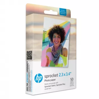 Foto papīrs HP Sprocket Select 5.8 x 8.6 cm 50 loksnes iepakojumā