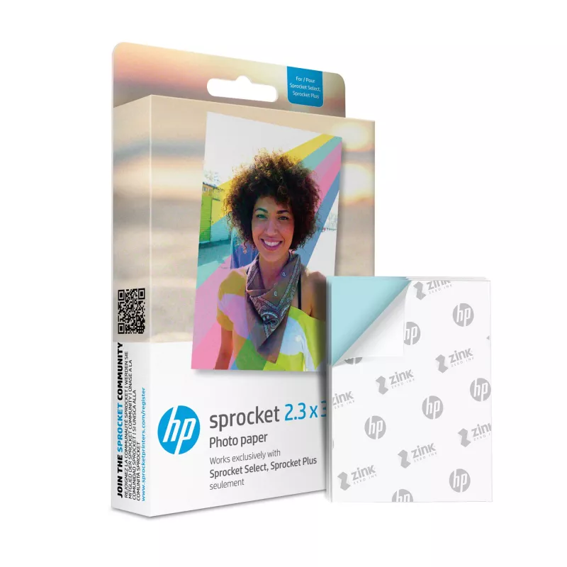 Foto papīrs HP Sprocket Select 5.8 x 8.6 cm 50 loksnes iepakojumā
