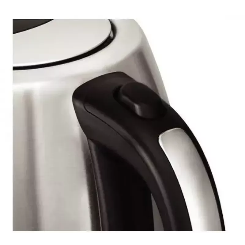 Elektriskā tējkanna Russell Hobbs 1,7 L 2400 W nerūsējošais tērauds, ūdens līmeņa indikators, 360° pamatne