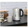 Elektriskā tējkanna Russell Hobbs 1,7 L 2400 W nerūsējošais tērauds, ūdens līmeņa indikators, 360° pamatne
