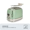 Ariete 0155/04 6 2 šķēle(-es) 810 W Zaļš