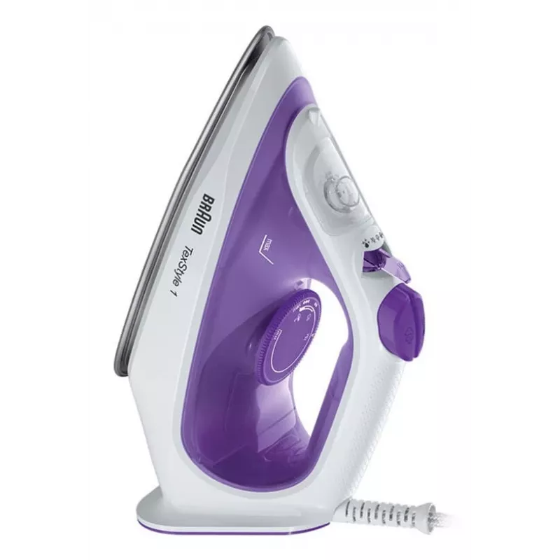 Braun TexStyle 1 SI 1080 Dry & Steam gludeklis Ceramic zole 2000 W melns, violets