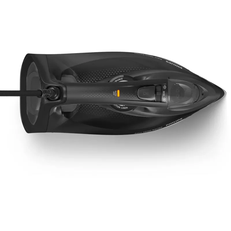 Philips DST7511/80 gludeklis Sausais un tvaika gludeklis SteamGlide Elite zole 3200 W Melna