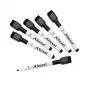 Rexel Magnetic Dry-Erase Markers Melns 6 pcs