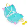 Čemodāns Trunki Una the Unicorn 4 riteņi 18L Rozā Tirkīzzaļa Dzeltena