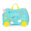 Čemodāns Trunki Una the Unicorn 4 riteņi 18L Rozā Tirkīzzaļa Dzeltena
