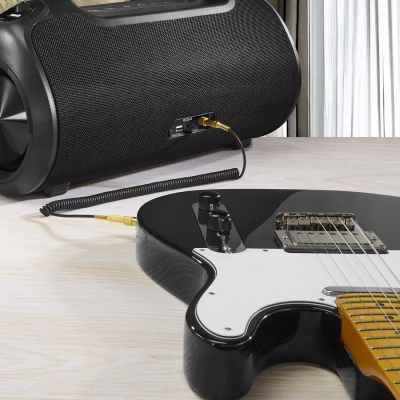 Ballīšu skaļrunis HAMA UltiMate Pro 120 W, bezvadu Bluetooth, ūdensizturīgs, iebūvēts akumulators, USB-C uzlāde