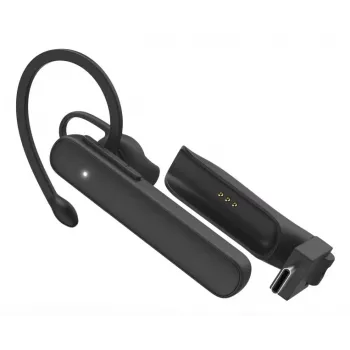 Hama MyVoice Station austiņas bezvadu ar auss āķi birojam/zvanu centram Bluetooth melnas